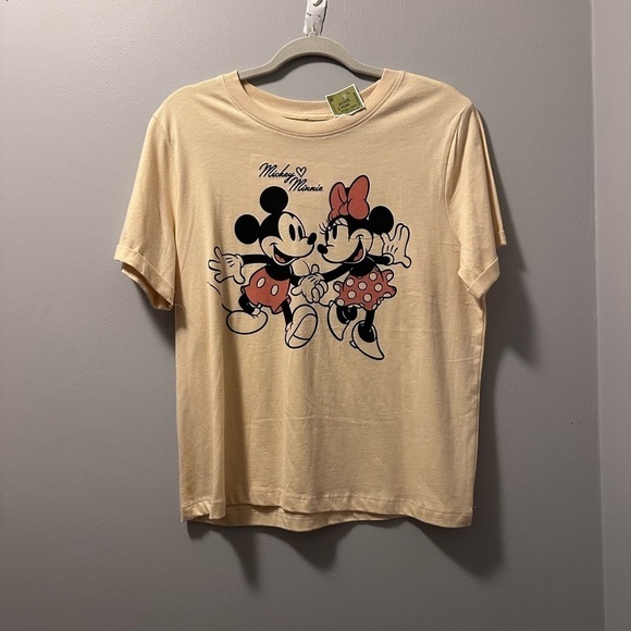 Mickey Minnie Disney tee tack sleeve new tag medium - Picture 7 of 8